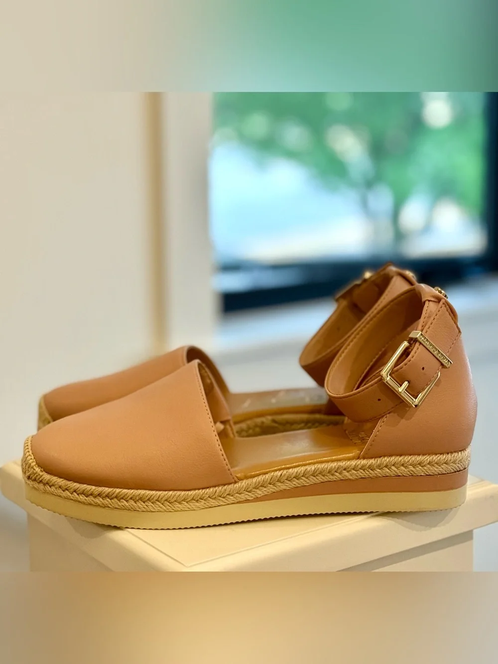 Brand New Vince Camuto Espadrille D’Orsay Flats Women’s 9 | Ankle Strap - Picture 2 of 11